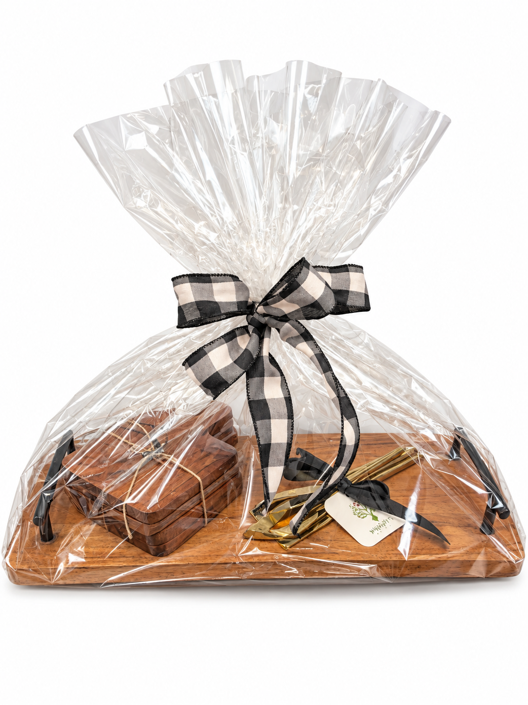 Welcome Home Cheese Board Gift Basket