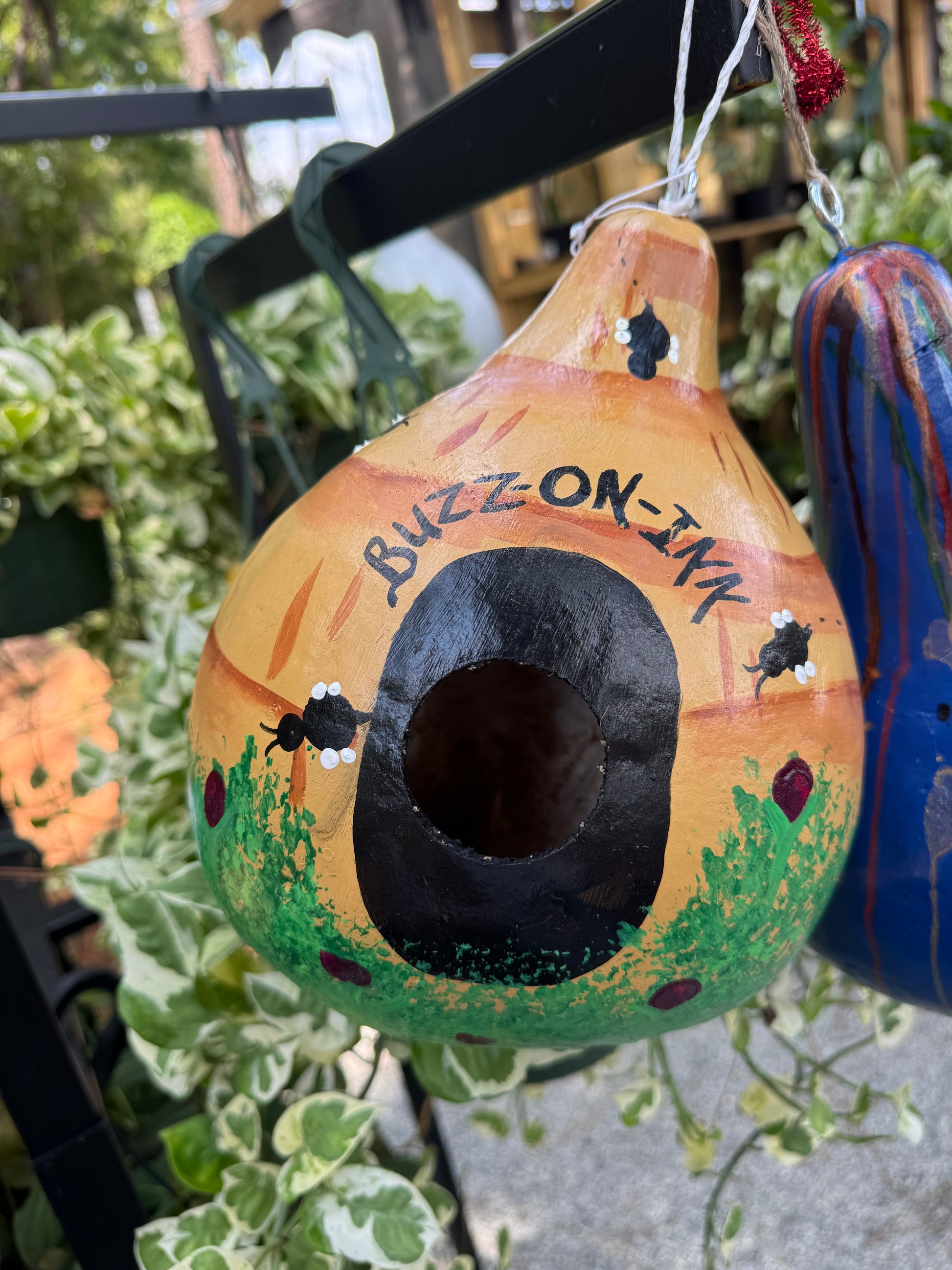 Primitive Pleasures Gourd Bird House – Wright's Market Primitive Pleasures Gourd Bird House – Wright's Market