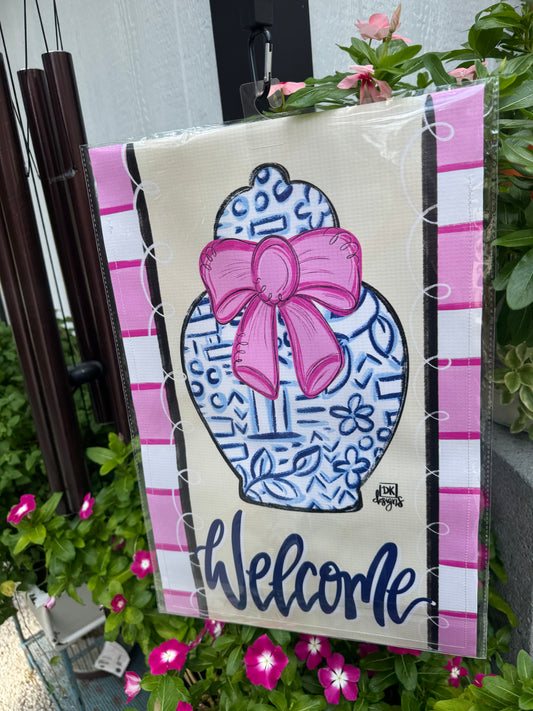Ginger Jar Garden Glam Garden Flag