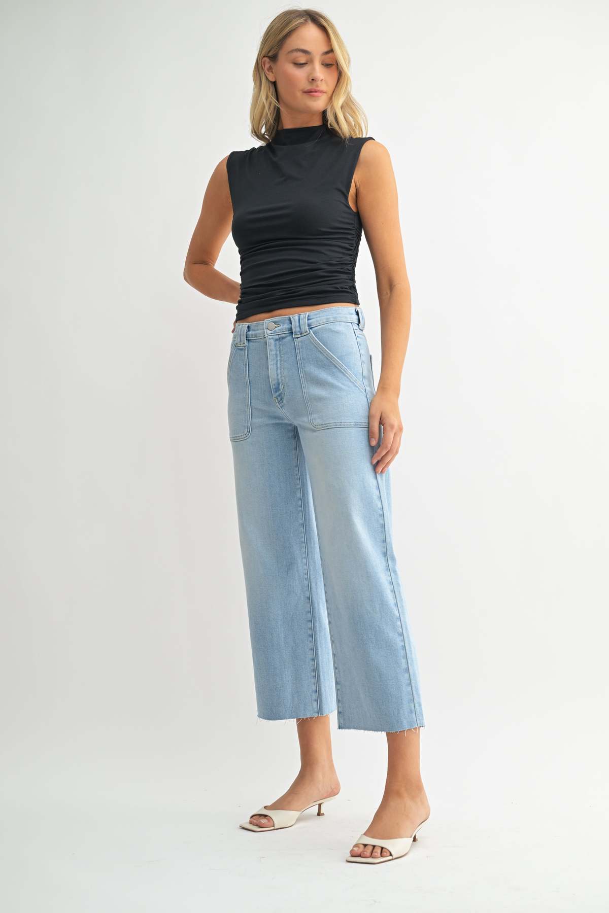 Petite Palazzo Pants
