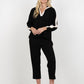 Emily McCarthy Midnight Vanilla Luxe Loom Long-Sleeved Poppy Shirt | Women’s Boutique Fashion