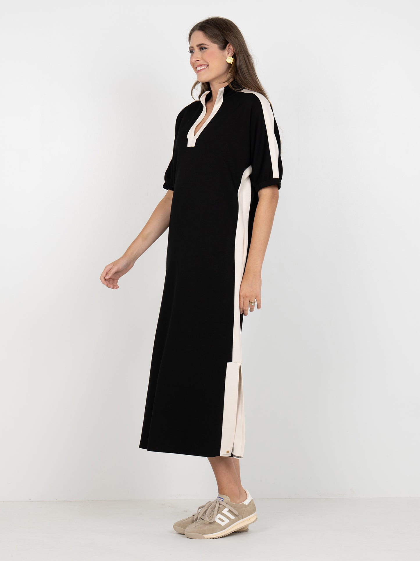 Emily McCarthy Poppy Maxi – Midnight Vanilla | Women’s Boutique Fashion