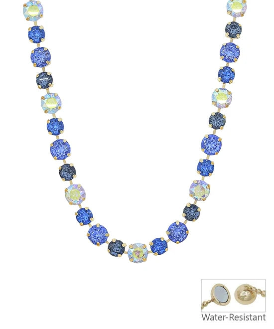 Glass Stone Bead Magnetic Necklace
