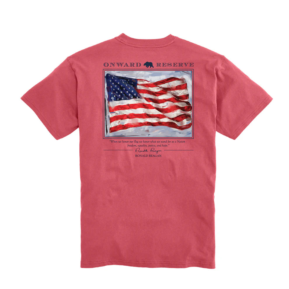 Onward Reserve Old Glory Red T Shirt