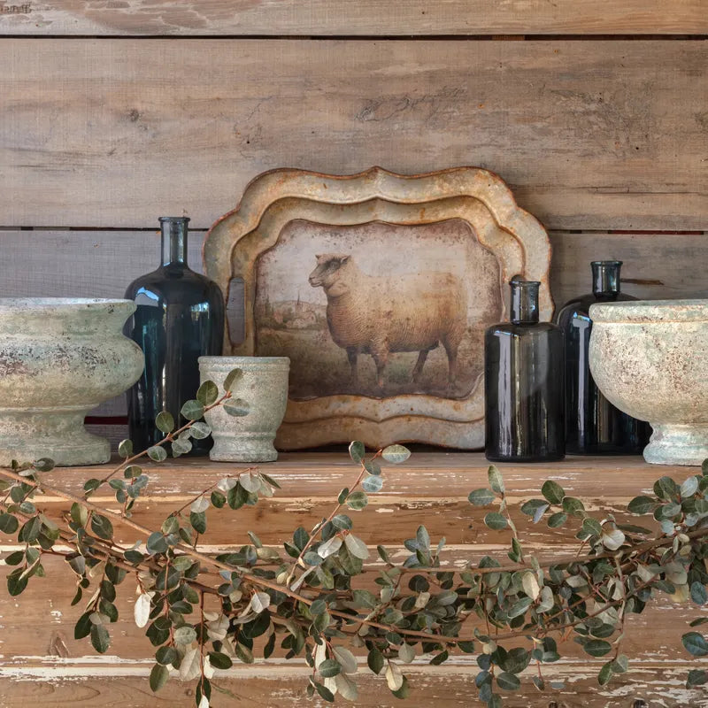 Vintage Sheep Serving Tray – Modern Farmer Collection