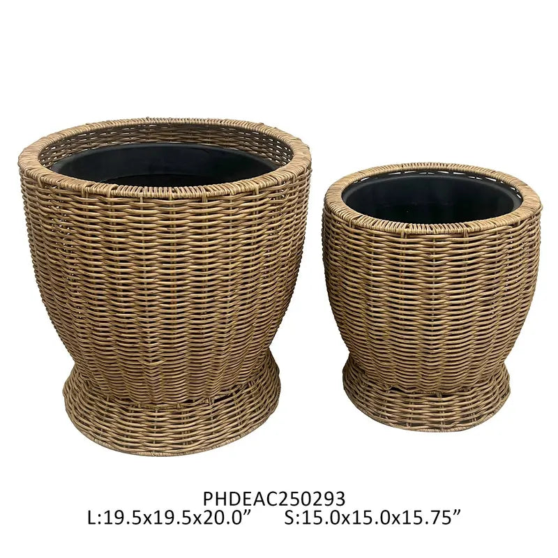 Poly Weave Tree Baskets – Set of 2