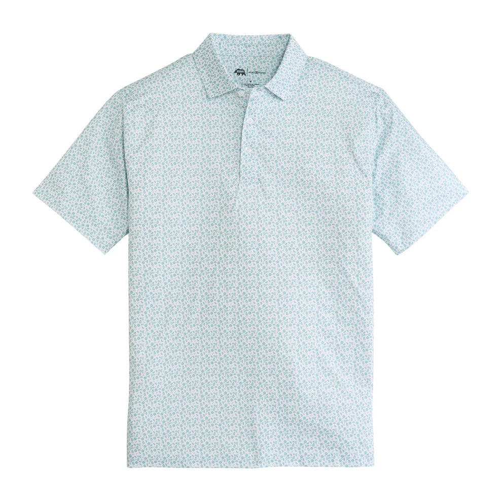 Onward Reserve Rita Printed Performance Polo - Aquifer