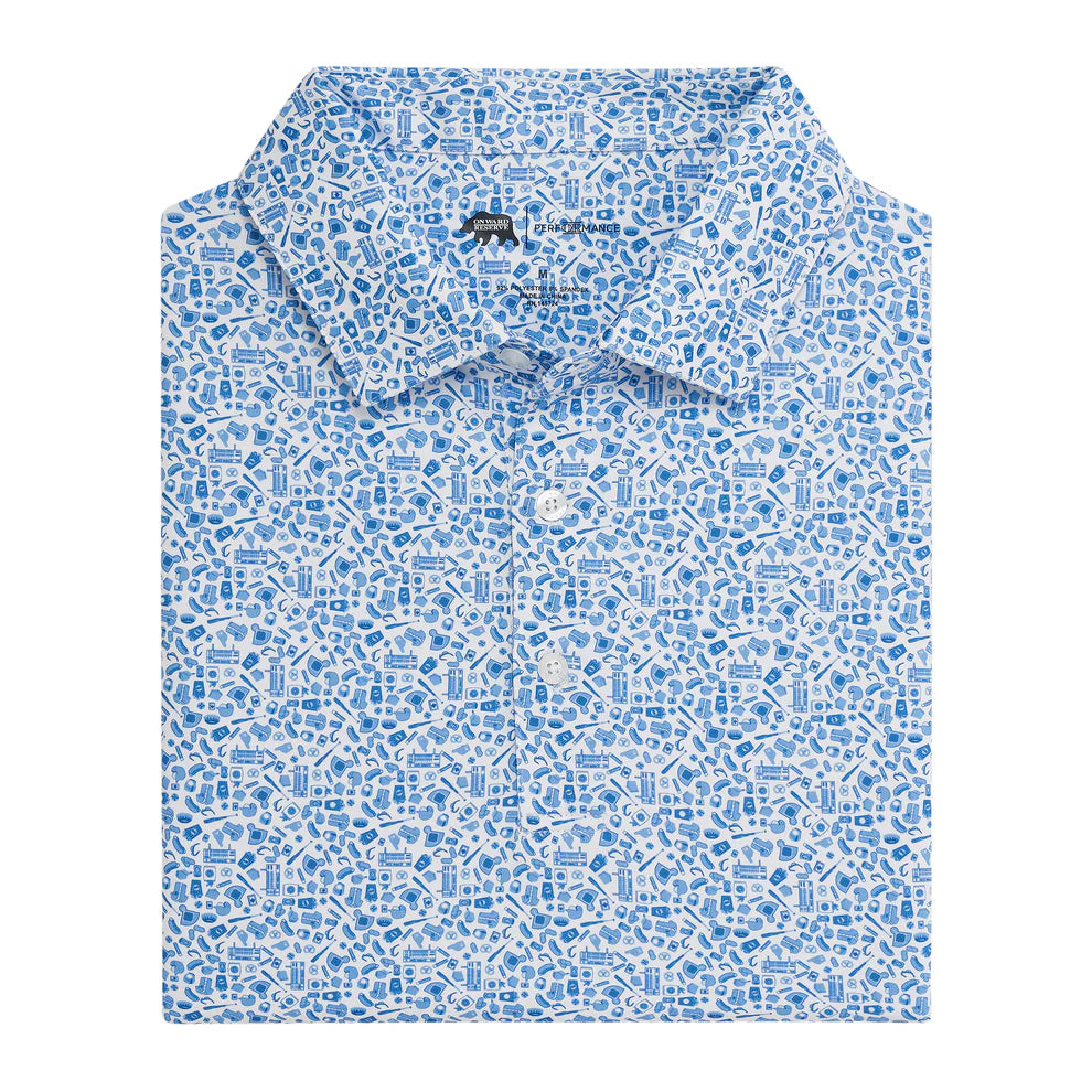 🩵 Onward Reserve Endless Sky “Take Me Out” Performance Polo