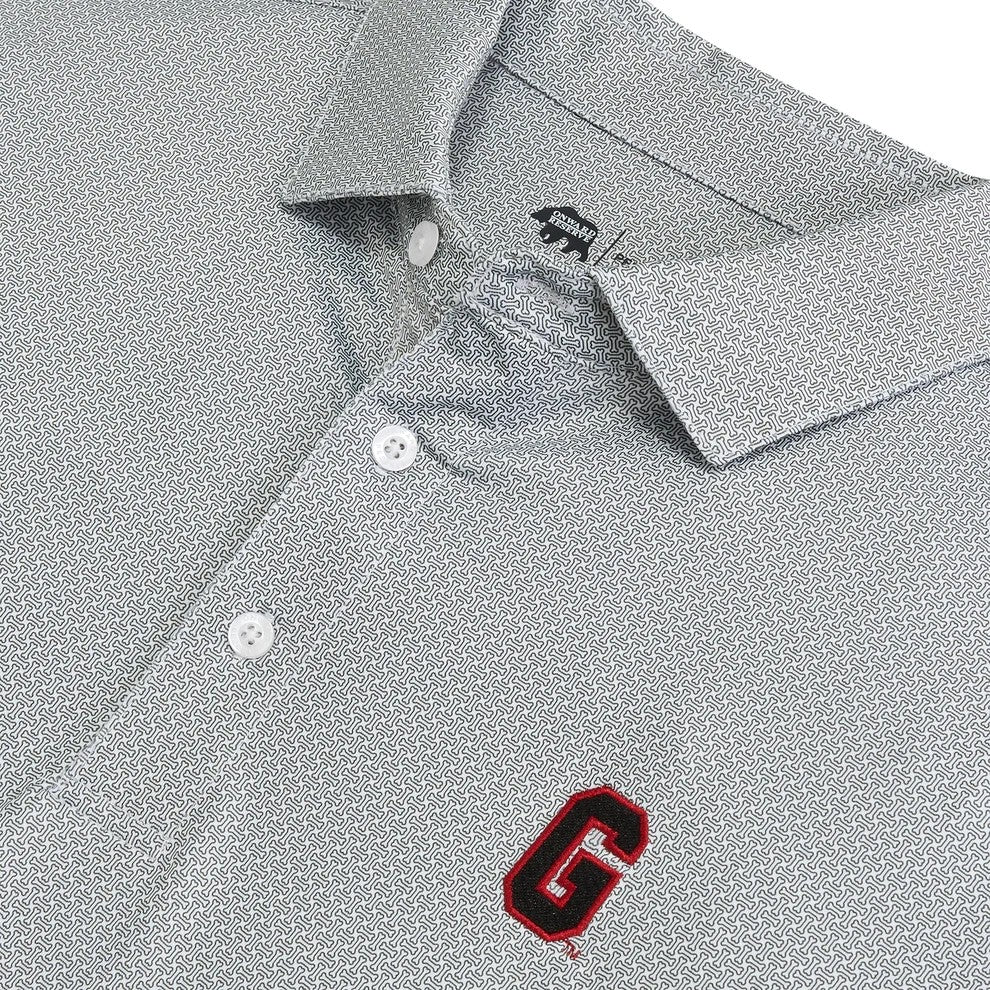 Onward Reserve UGA Bone Yard Printed Performance Polo