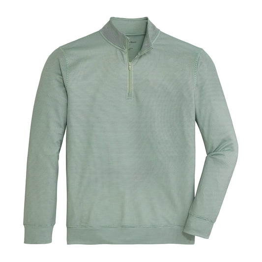 Onward Reserve Hairline Stripe Printed Performance 1/4 Zip - Ivy