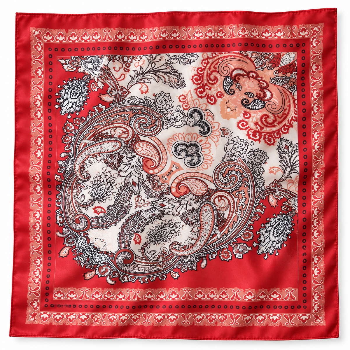 The Rosé Rendezvous Paisley Scarf 🌹