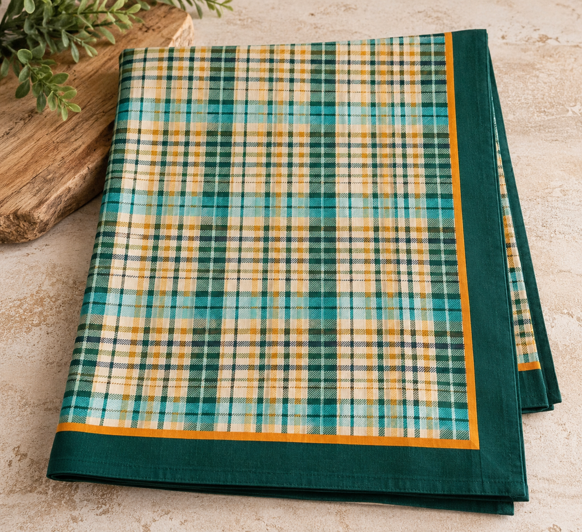 Evergreen Tartan Plaid Scarf