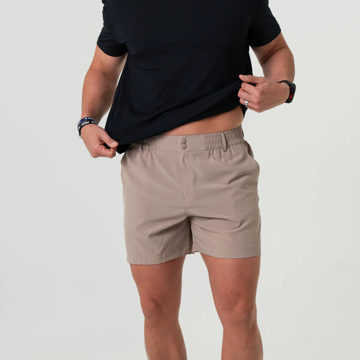 Burlebo Everyday Short - Cobblestone Khaki w/ Duck Hunt Pocket