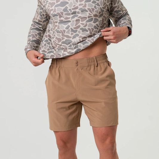 Burlebo Everyday Short 7" - Desert Tan w/ Flying Ducks Pocket