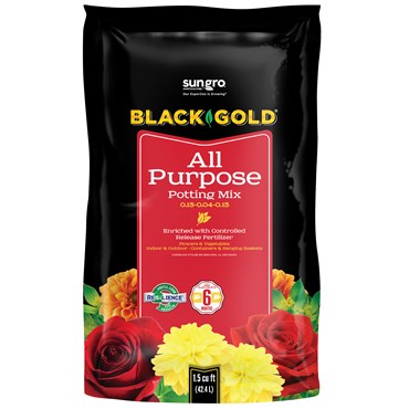 Black Gold AP Potting Soil w/ CRF 1.5cf