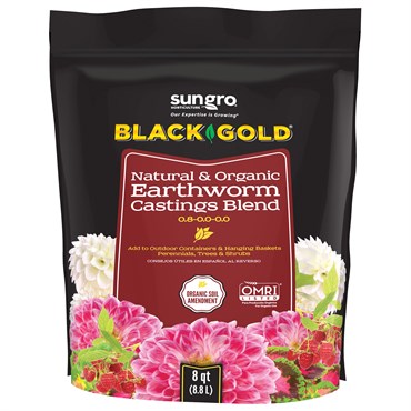 Black Gold Earthworm Castings 8qt