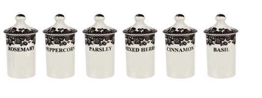 Spode Delamere Spice Jars