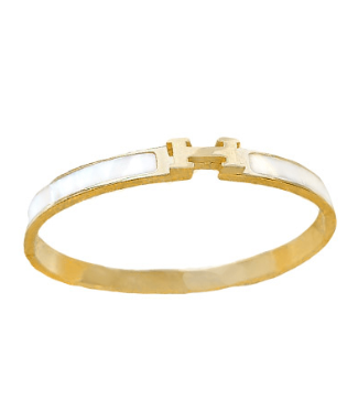 Initial Bracelet Mother of Pearl