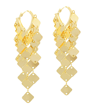 Square Tassel Earrings