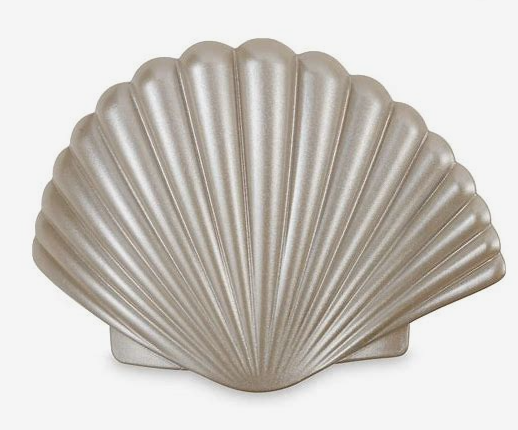 Teleties Shimmering Shell Flat Clip