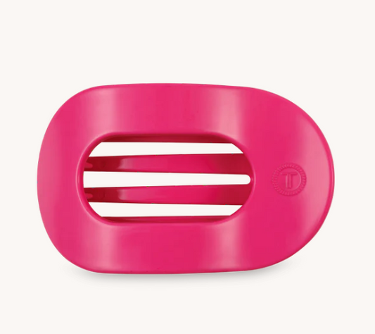 Tropical Punch Medium Flat Round Hair Clip