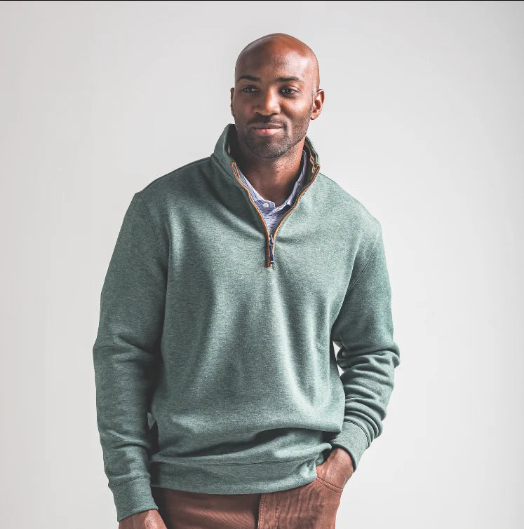 Onward Reserve Frost Fleece Pullover in Dark Forest