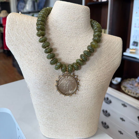 Yochi Gold Coin Necklace