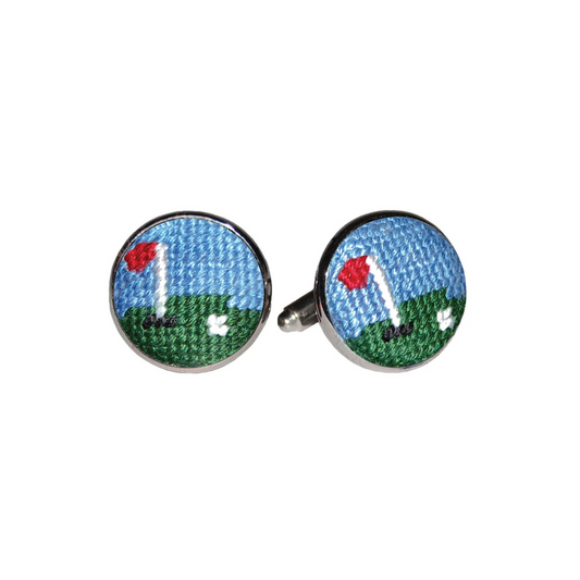 Smathers & Branson Golf Green Cufflinks