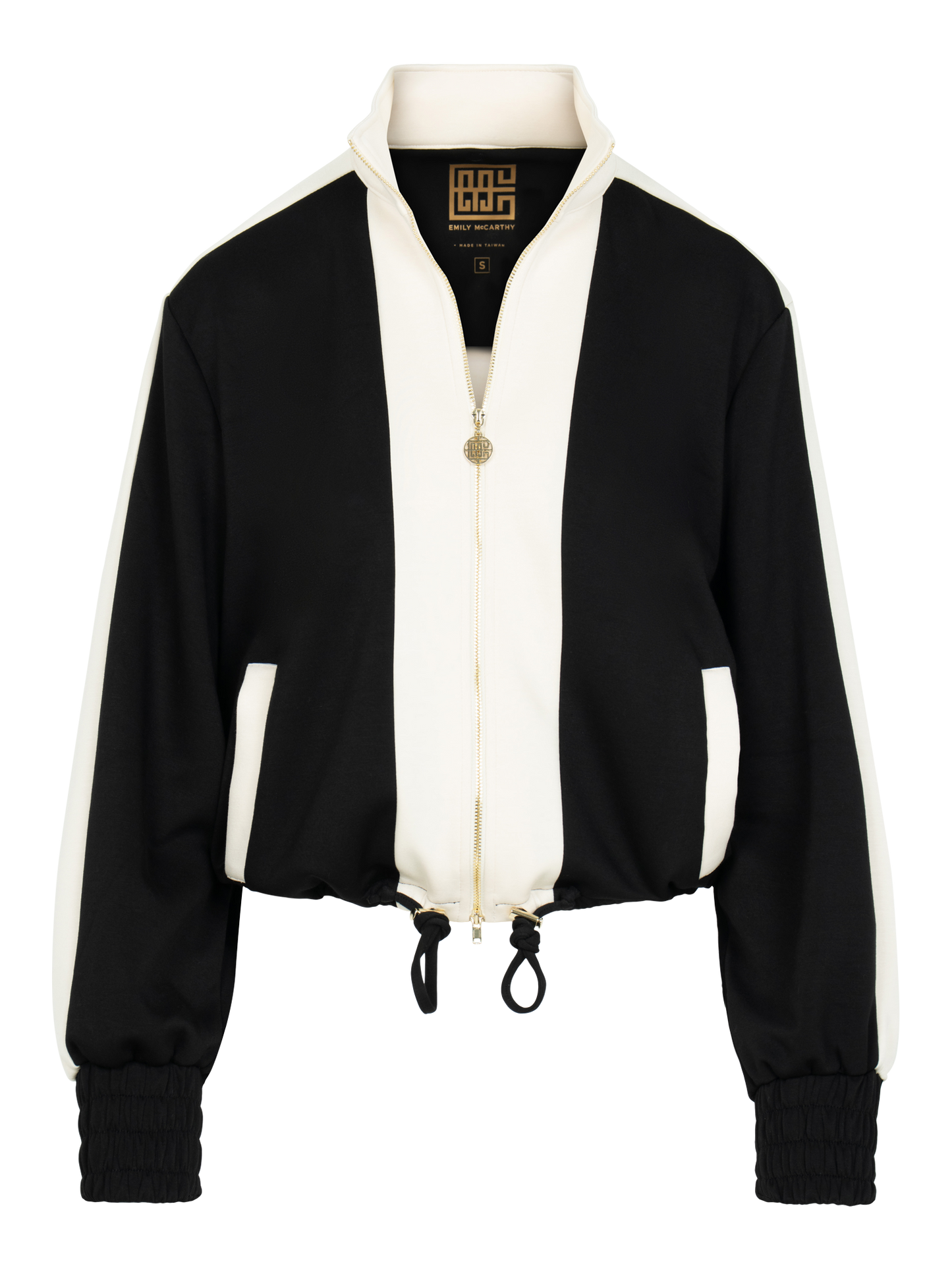 Emily McCarthy Bailey Bomber Jacket – Midnight Vanilla | Women’s Boutique Fashion