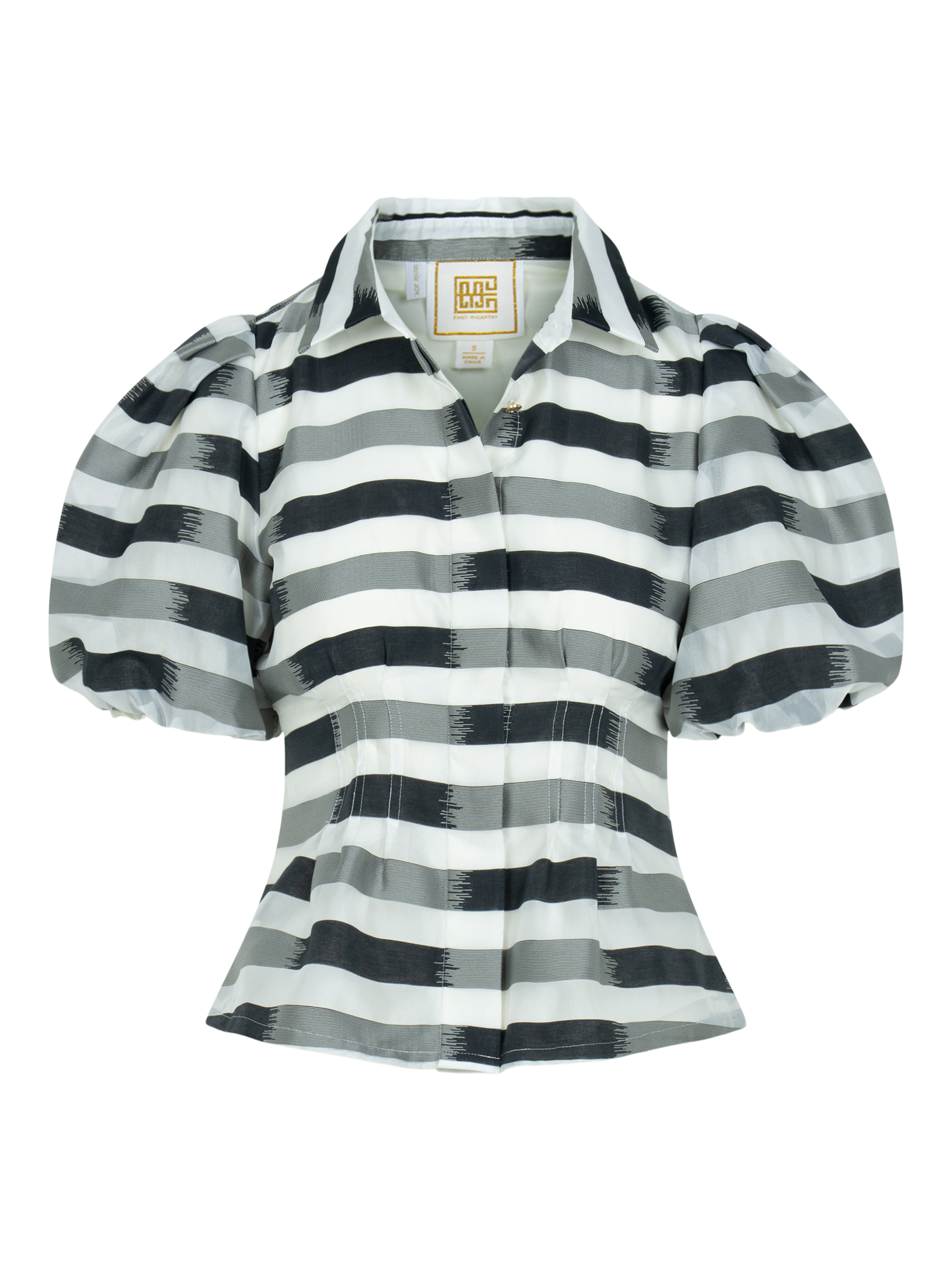 Emily McCarthy Britt Top – Truffle Stripe | Women’s Boutique Fashion