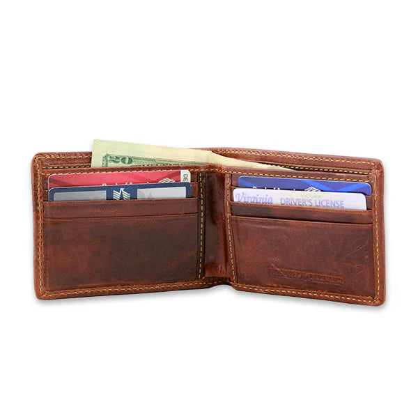 Smathers & Branson Southern Sportsman Pattern Wallet — Rugged, Refined & Built for Tradition