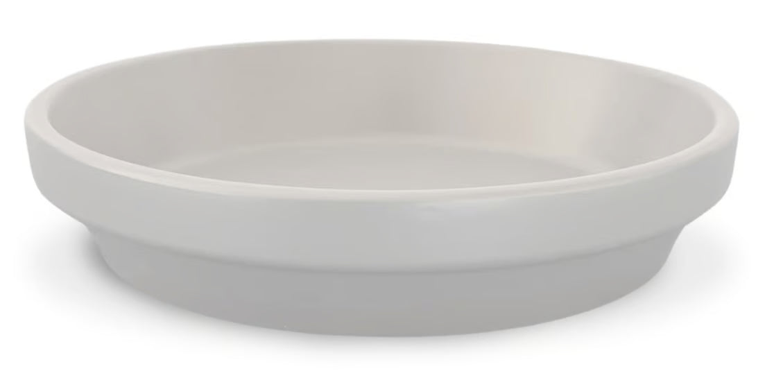 🪴 Ceramo Powder Coated Pot Saucer – White (4”)