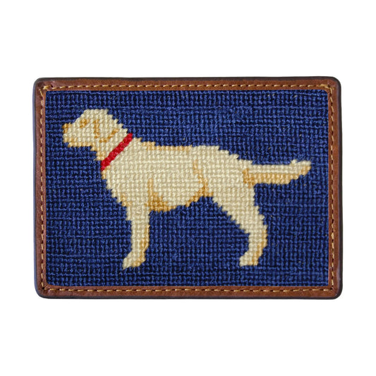 Smathers & Branson Yellow Lab Card Wallet — Slim, Stylish & Hand-Stitched with Southern Charm