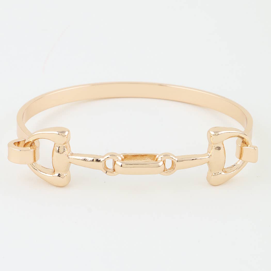 Horseshoe Chain Cuff Bracelet