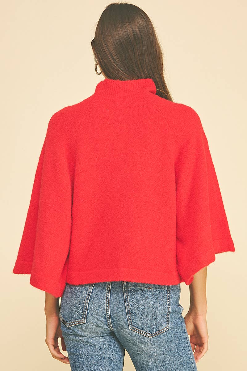 The Scarlett Mock Neck Sweater
