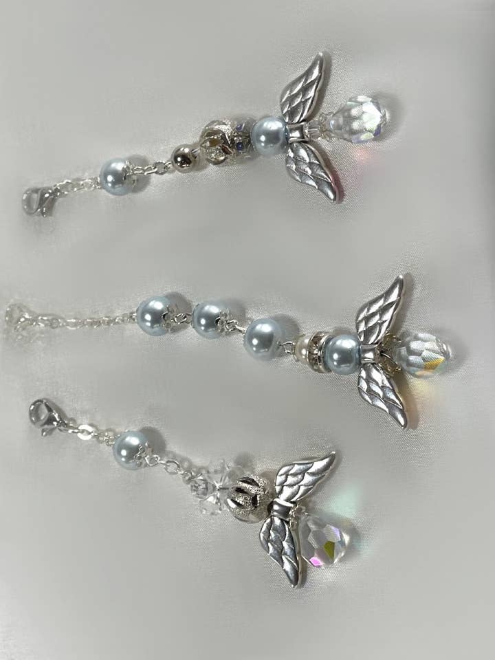 "Something Blue" Angel Charms