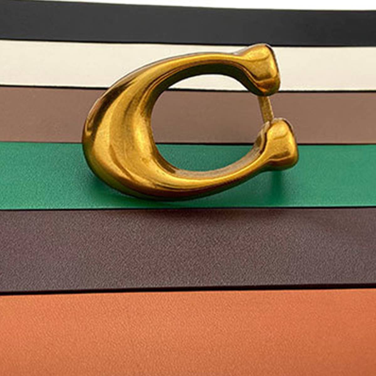 Women’s Fashion Retro U-Buckle Belt – One Size