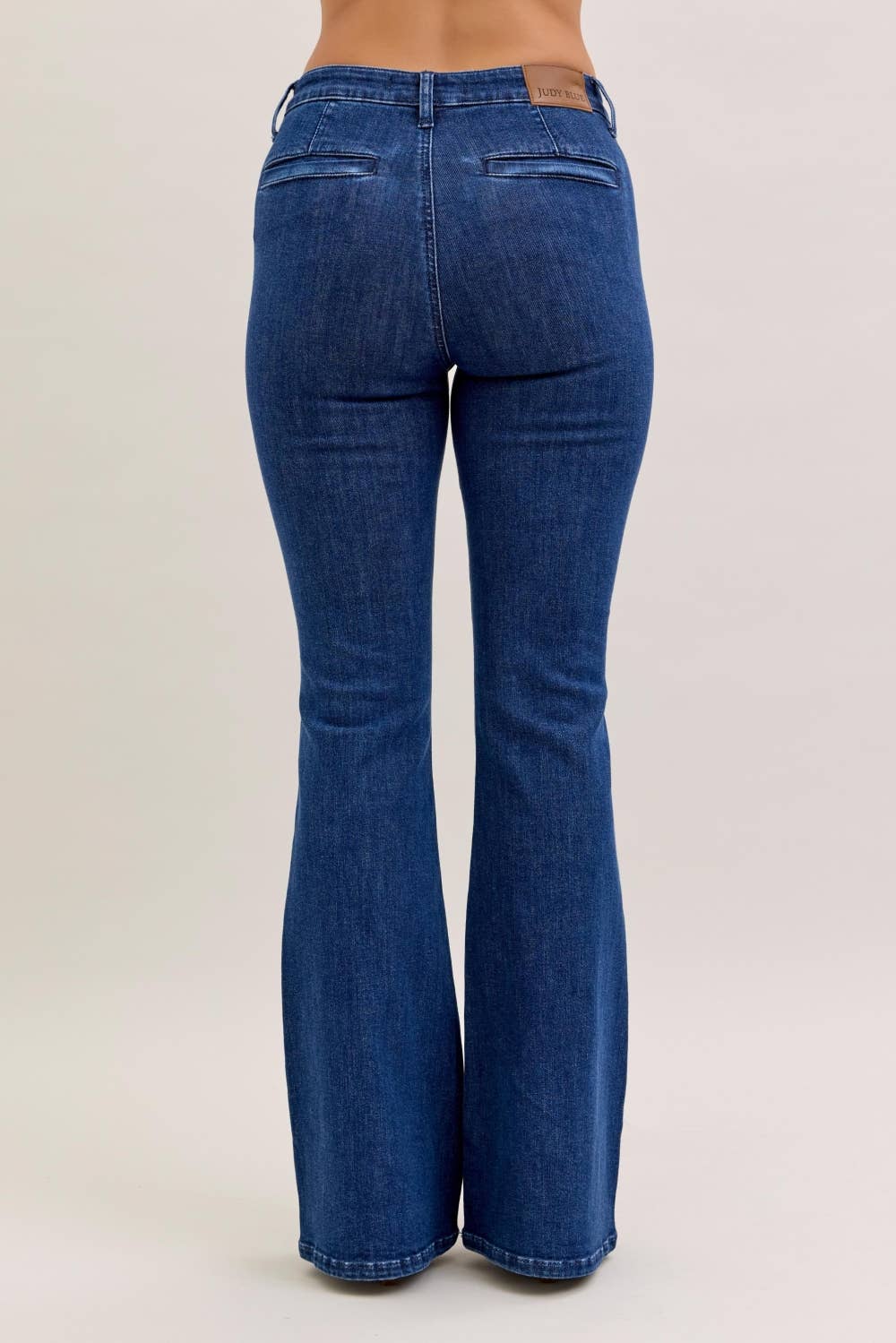 🌹👖 Judy Blue — High Waist Flare Jeans with Patch Pockets