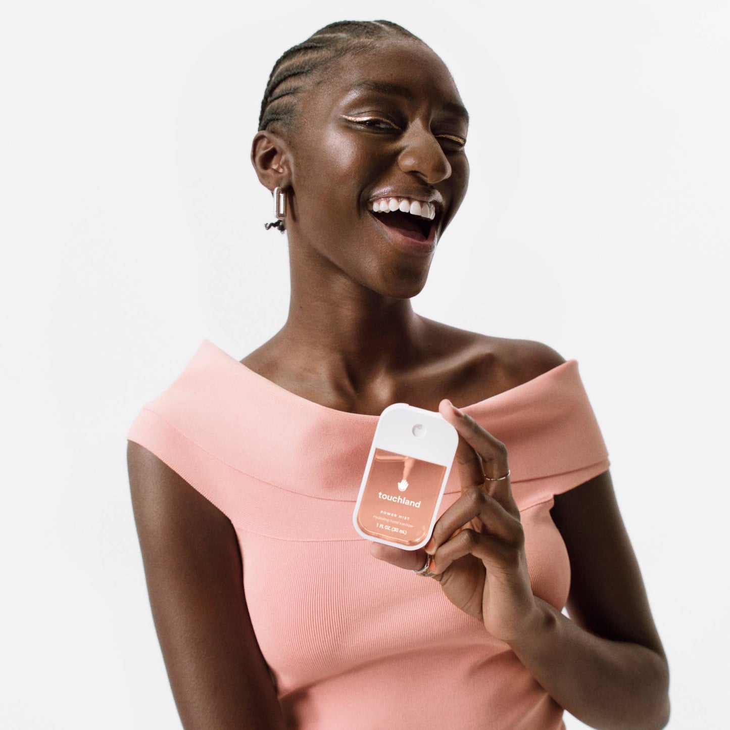 Touchland Velvet Peach Power Mist Hydrating Hand Sanitizer