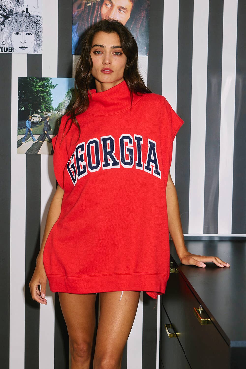 Georgia Oversized Muscle Top