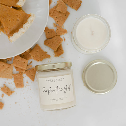 PUMPKIN PIE Y'ALL | FALL | 8 OZ CANDLE
