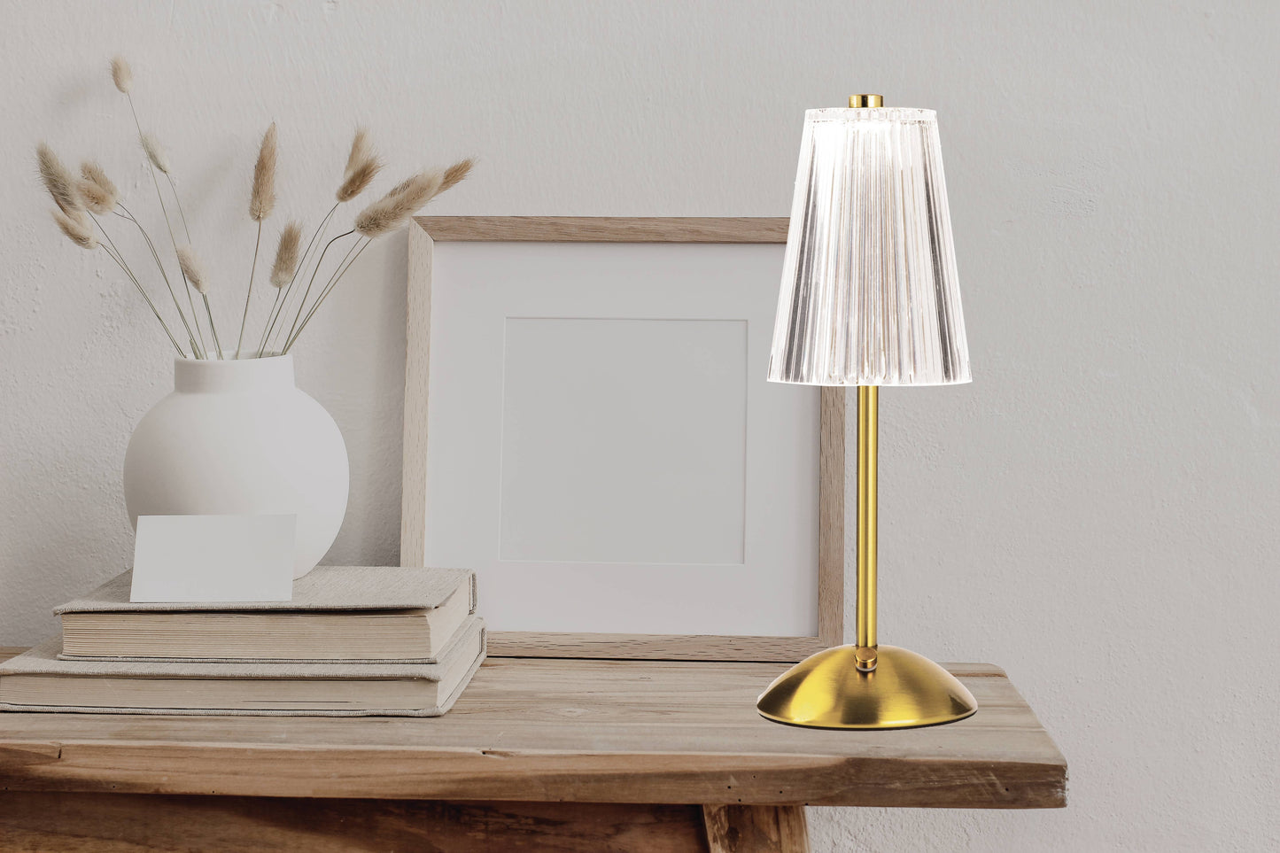 Auburn Table Lamp Small Cordless Touch LED Rechargeable