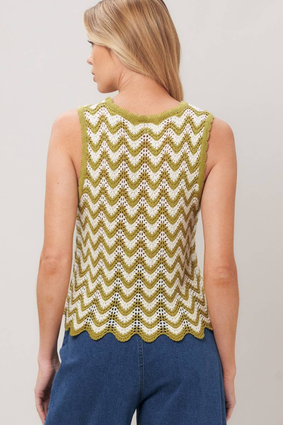 Olive Grove Sweater Tank