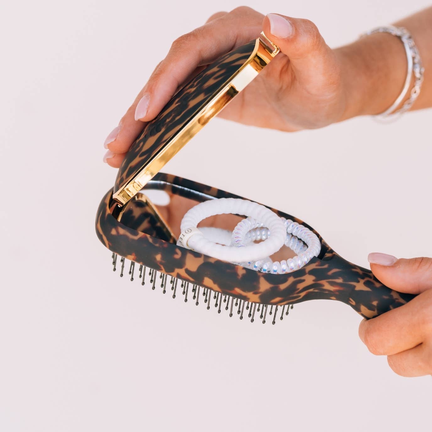 TELETIES® Detangler Hair Brush for Thick Hair – Tortoise