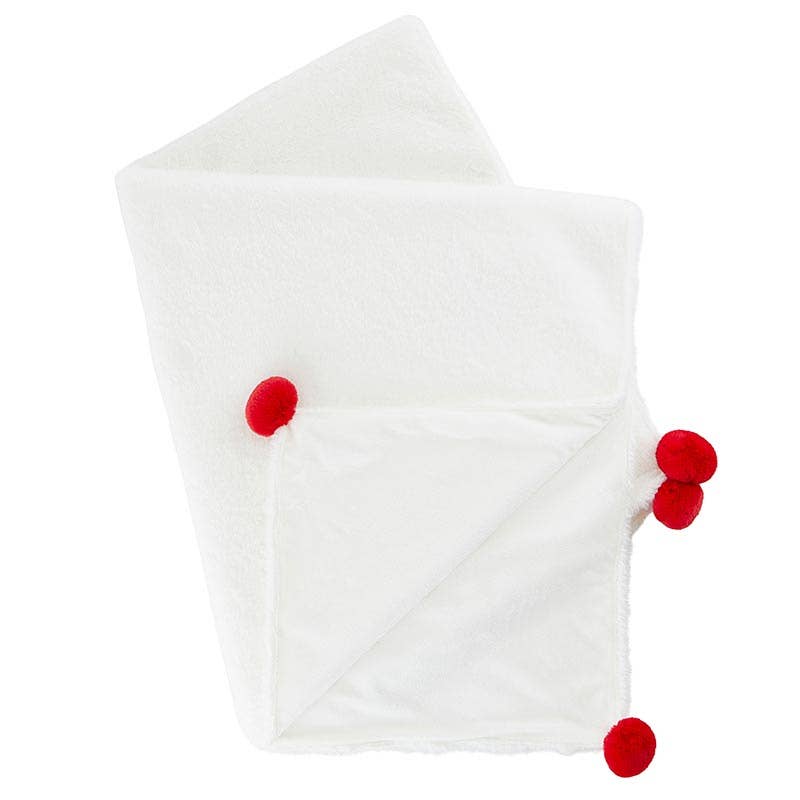 Plush Blanket with Gift Box  - My First Christmas