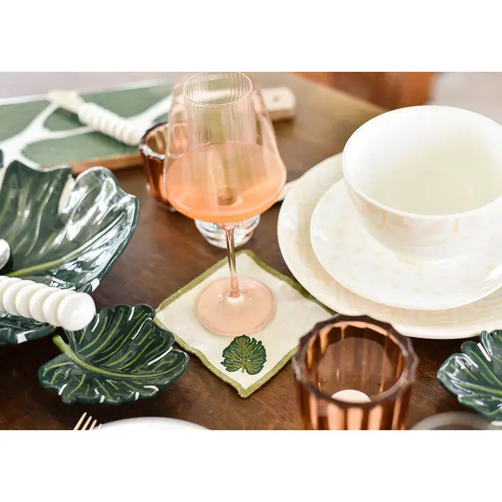 Coton Colors Palm Cocktail Napkins (Set of Four)