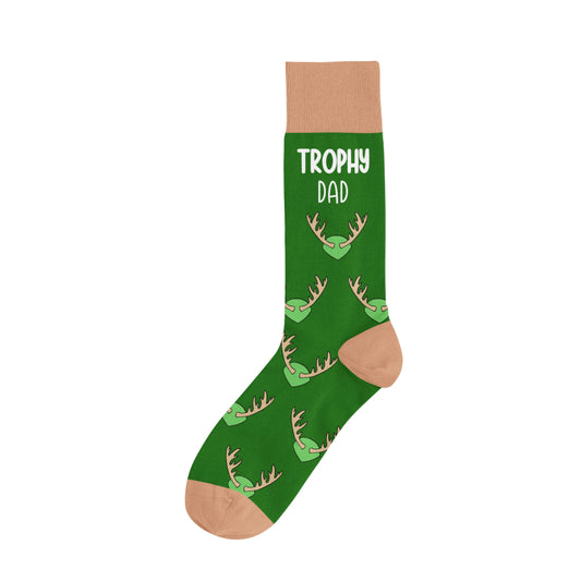Trophy Dad Fun Deer Mount Socks