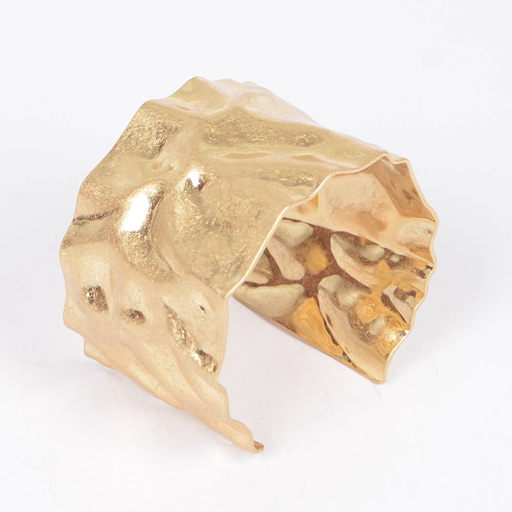 Hammered Metal Cuff