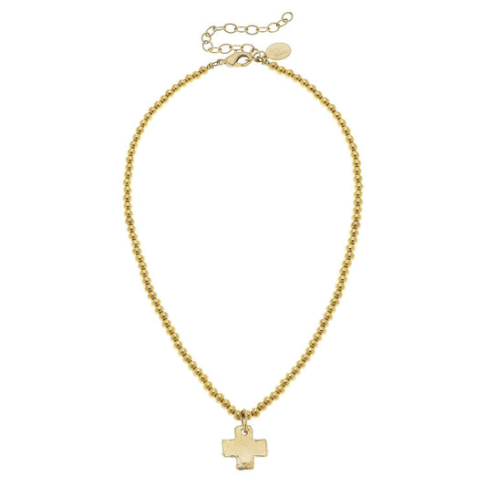 Susan Shaw Dainty Cross Necklace