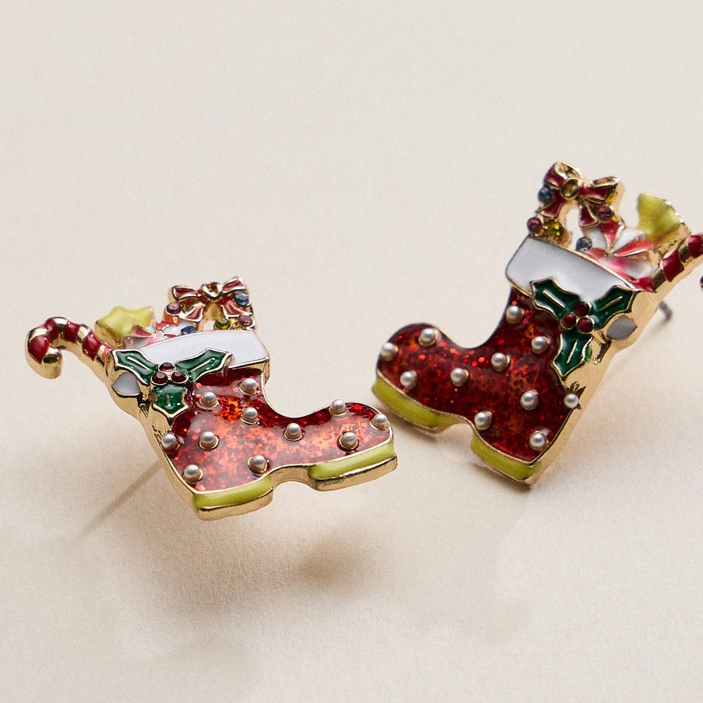 Christmas Stocking Earrings — Sparkly, Sweet & Full of Holiday Cheer